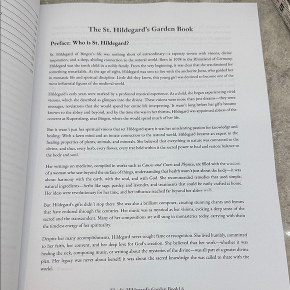 The St. Hildegard's Garden Book Five books in One by Pascal Simeon. Like New! - Picture 7 of 12